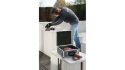 Powerplus POWESET5 Handpalmschuurmachine + 100 Schuurvellen In Koffer- 140W -Winkel Voor Huishoudelijk Gereedschap 00940c16d71adf9d6348c8bedccc044d