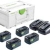 Festool SYS 18V 4x5,2/TCL 6 DUO Energieset (4x 5,2Ah) In Systainer - 577136 -Winkel Voor Huishoudelijk Gereedschap 0f0cfb3437cad38b04f25ae6e7494c20