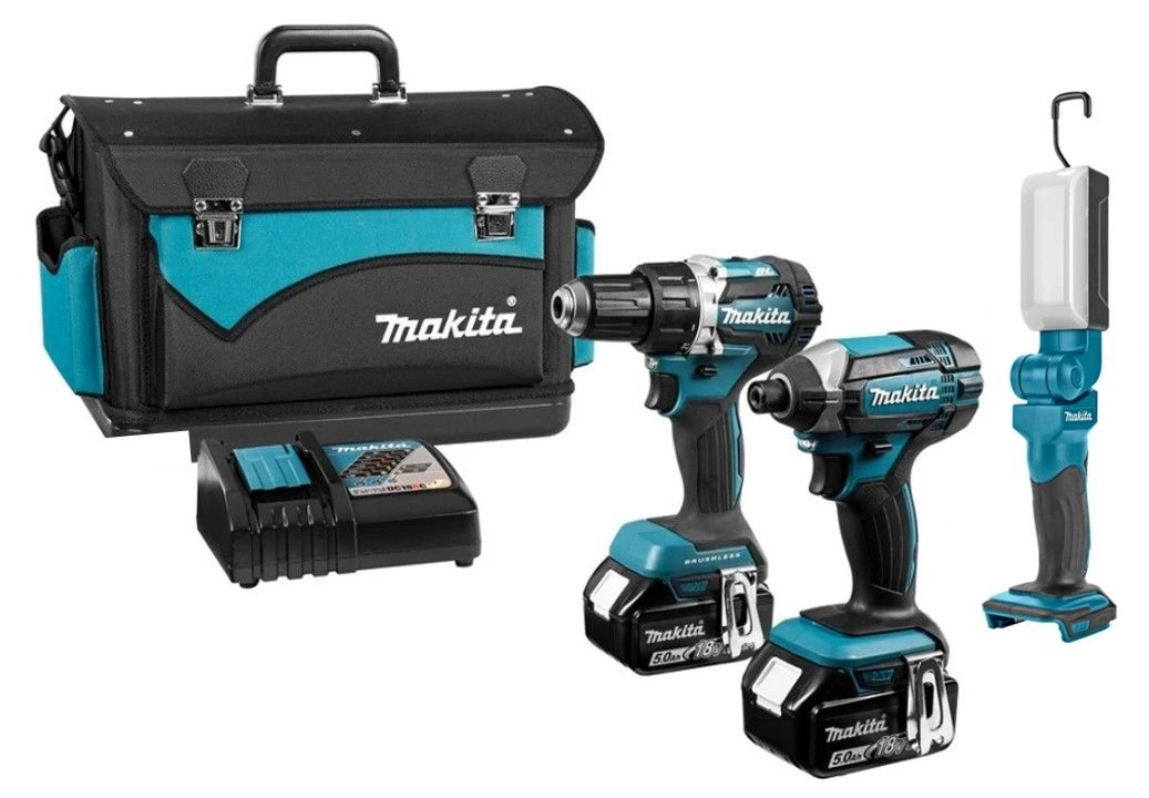 Makita DLX3077TX 18V Li-Ion Accu Combiset In Koffer (2x 5,0Ah Accu) 3 Makita DLX3077TX 18V Li-Ion Accu Combiset In Koffer (2x 5,0Ah Accu)