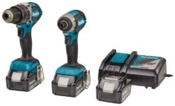 Makita DLX2180TJ1 18V Li-Ion Accu Klop-/schroefmachine (DHP484) & Slagschroevendraaier (DTD153) Combiset (3x 5,0Ah Accu) In Mbox - Koolborstelloos -Winkel Voor Huishoudelijk Gereedschap 167cd672b7b3950f08d71964d7bf6418