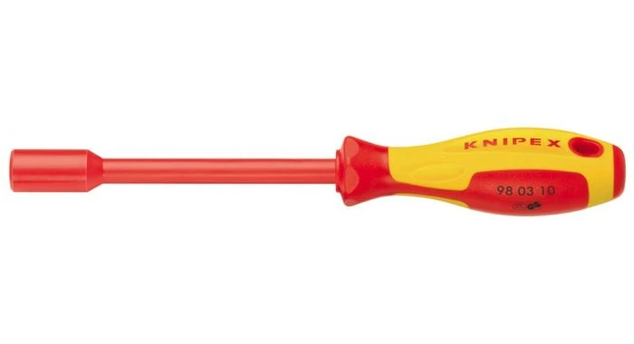 Knipex 98 03 07 VDE Dopschroevendraaier - Zeskant - 7 X 125mm 3 Knipex 98 03 07 VDE Dopschroevendraaier - Zeskant - 7 X 125mm