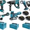 Makita DLX5044TJ 5-delige 18V Li-ion Accu Combiset (3x 5.0Ah Accu) In Mbox -Winkel Voor Huishoudelijk Gereedschap 1a68c51324a555690b543d7d891bcfcf