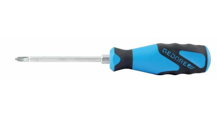 Gedore 2160SK PZ3-C Schroevendraaier Met Slagkap - PZ2 X 205mm - 1845349 3 Gedore 2160SK PZ3-C Schroevendraaier Met Slagkap - PZ2 X 205mm - 1845349