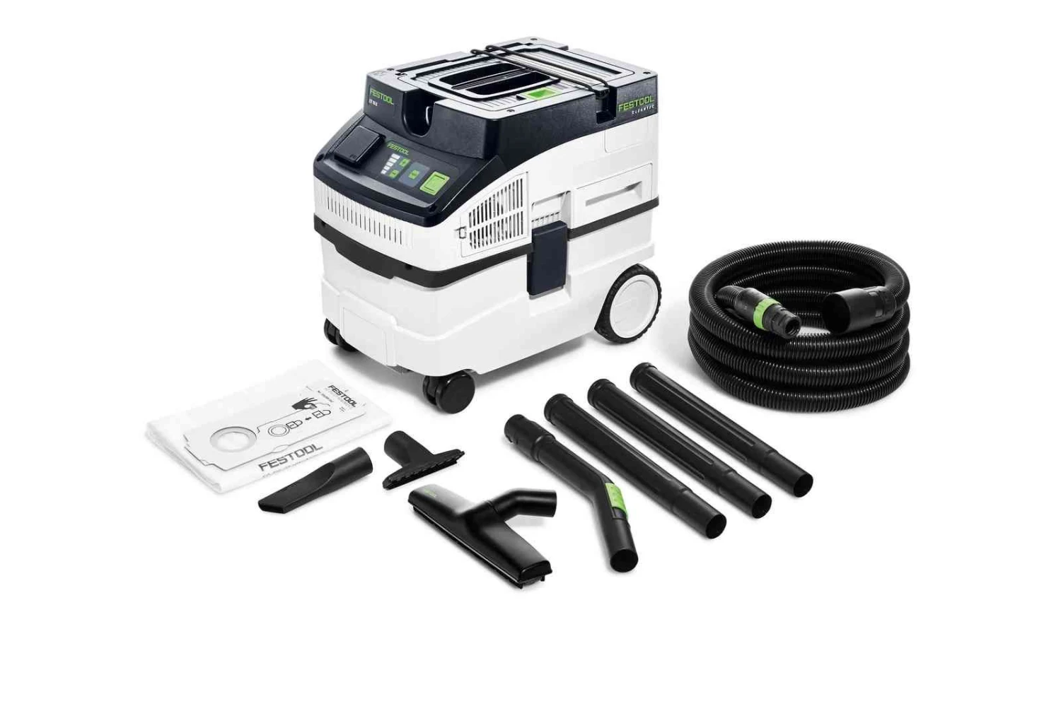 Festool CLEANTEC CT 15 E-Set Stofzuiger - Nat/Droog - 1200W - 15L - 577415 3 Festool CLEANTEC CT 15 E-Set Stofzuiger - Nat/Droog - 1200W - 15L - 577415
