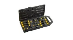 Stanley 2-65-014 CushionGrip 10-delig Sleufkop/pozidriv Schroevendraaierset