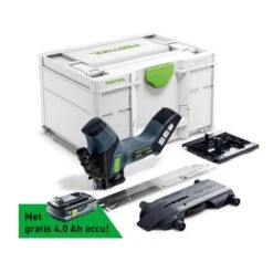Festool ISC 240 EB-Basic-4.0 - Promo 2022 - 18V Li-Ion Accu Isolatiezaagmachine Set In Systainer Met Gratis 4.0Ah Accu - 577058