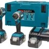 Makita DLX2180TJ1 18V Li-Ion Accu Klop-/schroefmachine (DHP484) & Slagschroevendraaier (DTD153) Combiset (3x 5,0Ah Accu) In Mbox - Koolborstelloos -Winkel Voor Huishoudelijk Gereedschap 38e07779a8e446ad916d18266dfadef9