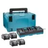 Makita XGT 40V Max Li-Ion Accu Starterset (4x 4.0Ah) + Duolader In Mbox -Winkel Voor Huishoudelijk Gereedschap 4acd7ff73f02a5d47d355c5df4696f7d