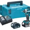 Makita DTD154RTJ 18V Li-Ion Accu Slagschroevendraaier Set (2x 5.0Ah Accu) In Mbox - Koolborstelloos -Winkel Voor Huishoudelijk Gereedschap 59eee0d2b7486c1dd5656f43753d2825