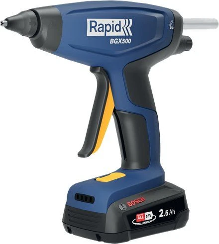 Rapid BGX500 18V Li-ion Accu Lijmpistool Set (2.5Ah Accu) In Koffer- Power4All 3 Rapid BGX500 18V Li-ion Accu Lijmpistool Set (2.5Ah Accu) In Koffer- Power4All