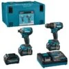 Makita DK0198G201 XGT 40 V Max Li-Ion Accu Boor-/schroefmachine (DF002G) & Slagschroevendraaier (TD003G) Combiset (3x 2.5Ah Accu) In Mbox -Winkel Voor Huishoudelijk Gereedschap 6b21c8e67aa04fe7627e35db6cf668fa