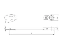 Sonic 601218 Ratelringsteeksleutelset Flexibel 12-kant In Etui - 12 Delig -Winkel Voor Huishoudelijk Gereedschap 6f140f03417723da48de24e24cd71a57