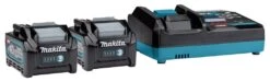 Makita 191J97-1 Startset XGT 40 V Max DC40RA/2xBL4040