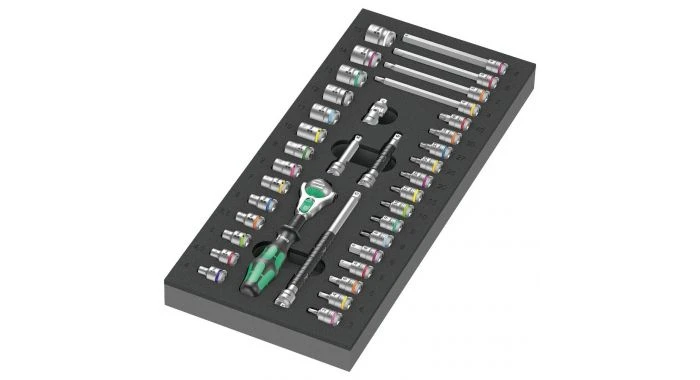 Wera 05150110001 9720 37-delige 8000 A Zyklop Set In Schuimstof Inleg - 1/4" 3 Wera 05150110001 9720 37-delige 8000 A Zyklop Set In Schuimstof Inleg - 1/4"