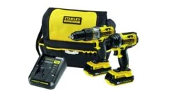 Stanley FMCK461C2-QW 18V Li-ion Klopboor-/schroefmachine (FMC625D2) & Slagschroevendraaier (FMC645D2) Combiset (2x 2,0aH Accu) In Tas - FMCK461C2