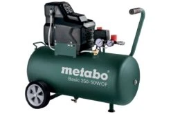 Metabo Basic 250-50 W OF Set Compressor + LPZ 4 Toebehorenset - 1500W - 8 Bar - 50L - 100 L/min - 690988000 -Winkel Voor Huishoudelijk Gereedschap 82e30259888cd8a44489b37070a7a027