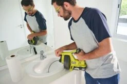 Ryobi R18DA-0 18V Li-Ion Accu Ontstopper Body - 6mm -Winkel Voor Huishoudelijk Gereedschap 836d8ff1a55aaf803aec3c22371ee0f9