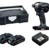 Panasonic EY76A1PN2G 18V Li-ion Accu Slagschroevendraaier Set (2x 3.0Ah Accu) In Koffer -Winkel Voor Huishoudelijk Gereedschap 8cf854d3e9d8c6c85b0d3a70f566359d