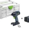 Festool TID 18-Basic 18V Li-Ion Accu Slagschroevendraaier Body In Systainer - 180Nm - 8x220mm – Koolborstelloos + Festool BOX BB-MIX 10 Delige Bitset - PH1/2 - PZ1/3 - SZ0,8x5,5 - TX15-30 -Winkel Voor Huishoudelijk Gereedschap 99a7934876d4fb37de613f9ebf697c5d