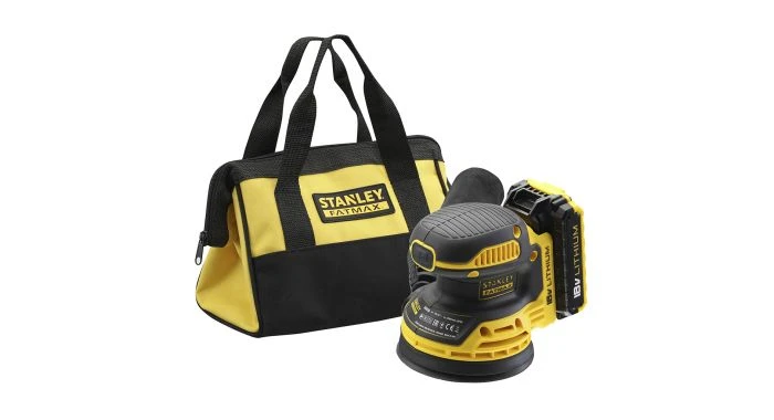 Stanley FMCW220D1-QW FatMax 18V Li-ion Accu Excentrische Schuurmachine Set (1x 2.0aH Accu) In Tas - 125mm - FMCW220D1 3 Stanley FMCW220D1-QW FatMax 18V Li-ion Accu Excentrische Schuurmachine Set (1x 2.0aH Accu) In Tas - 125mm - FMCW220D1
