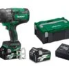 HiKOKI WR36DBWRZ 18/36V MultiVolt Li-Ion Accu Slagmoersleutel Set (2x 2,5Ah Accu) In HSC - 1130Nm - 1/2" - Koolborstelloos -Winkel Voor Huishoudelijk Gereedschap a285c4aad0fae29f25b166479ff01a68