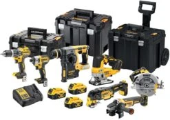 DeWALT DCK755P3T 18V Li-Ion Accu 7-delige Combiset (3x 5,0Ah Accu) In TSTAK - Koolborstelloos - DCK755P3T