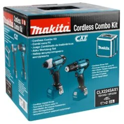 Makita CLX224SAX1 12V Li-Ion Accu Boor-/schroefmachine (DF333D) & Slagschroevendraaier (TD110D) Combiset (2x 2.0Ah Accu) In Koffer -Winkel Voor Huishoudelijk Gereedschap a7a41afaaf35eea408d1fea5fc660a2b
