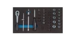 Gedore 1500 CT1-20 37 Delige Dopsleutelset In 1/3 CT Module - 1/4" - 2308967