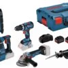 Bosch Accu Toolkit 5 Toolkit 18V GSB 18V-60 C + GWS 18V-10 C + GBH 18V-26 + GSA 18V-LI + GLI 18V-1200 C - 1x ProCORE 18V 4,0Ah + 2x ProCORE18V 8,0Ah - 0615990M2X -Winkel Voor Huishoudelijk Gereedschap b9aecd6c45070c6955bd4ce11db12950