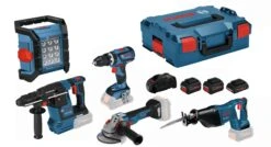 Bosch Accu Toolkit 5 Toolkit 18V GSB 18V-60 C + GWS 18V-10 C + GBH 18V-26 + GSA 18V-LI + GLI 18V-1200 C - 1x ProCORE 18V 4,0Ah + 2x ProCORE18V 8,0Ah - 0615990M2X