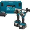 Makita DLX2432TJ 18V Li-Ion Accu Boor-/schroefmachine (DDF486) & Slagschroevendraaier (DTD153) Combiset (2x 5.0Ah) In Mbox -Winkel Voor Huishoudelijk Gereedschap bb67d406b794e1e79d268dfd51bc5261
