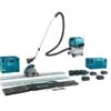 Makita DK0195G201 XGT 40 V Max Li-Ion Accu Invalzaag(SP001G) & Stofzuiger (VC004G) Combiset (4x 4.0Ah Accu) Incl. Geleiderail 1500 Mm (2 St), Koppelstripset En Tas -Winkel Voor Huishoudelijk Gereedschap ea55448701b3aee26ecad53dddf54fb3