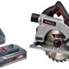 Einhell TE-CS 18/190 Li BL 18V Li-Ion Accu Handcirkelzaag Set - 190mm (met 2.5Ah Accu Starterset) -Winkel Voor Huishoudelijk Gereedschap ea6a23319a7607492cc00379360dd5dd