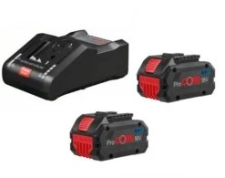 Bosch 1600A016GP Starterset: 2 X ProCORE 18V 8.0Ah + GAL 18V-160 C Li-ion Accu - Coolpack