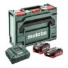 Metabo 685136000 18V LiHD Accu Starterset (1x 4.0Ah + 1x 5.5Ah Accu) + Lader In MetaBox -Winkel Voor Huishoudelijk Gereedschap ecaa60b4c697914f8efd1d45bf6f96c1