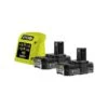 Ryobi RC18115-220 18V Li-Ion Accu Starterset (2x 2,0Ah Accu) + Lader - 5133004296 -Winkel Voor Huishoudelijk Gereedschap f37b75a8c643aab3721664a4947f3390