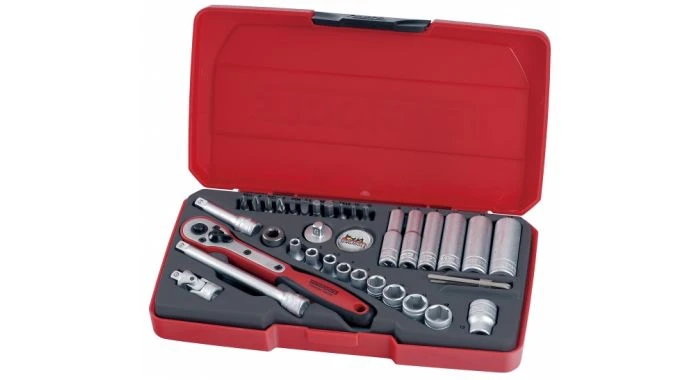 Teng Tools T1436 36-delige Doppenset - 1/4'' 3 Teng Tools T1436 36-delige Doppenset - 1/4''